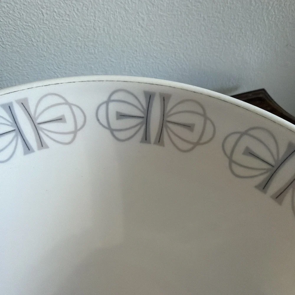 Franciscan Merry Go Round Whitestone Ware Serving Bowl 8 inch MCM Vintage
